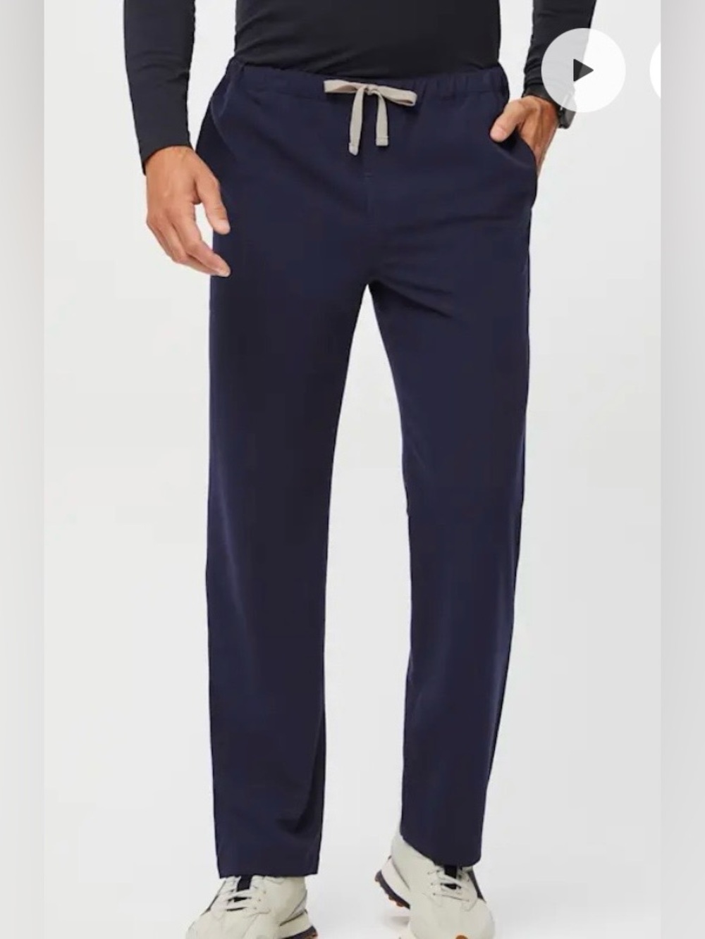 Figs Men's Navy Scrub Pant